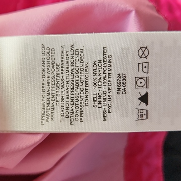 Columbia Rose Pink Full Zip Hooded Windbreaker XL - Picture 10 of 10